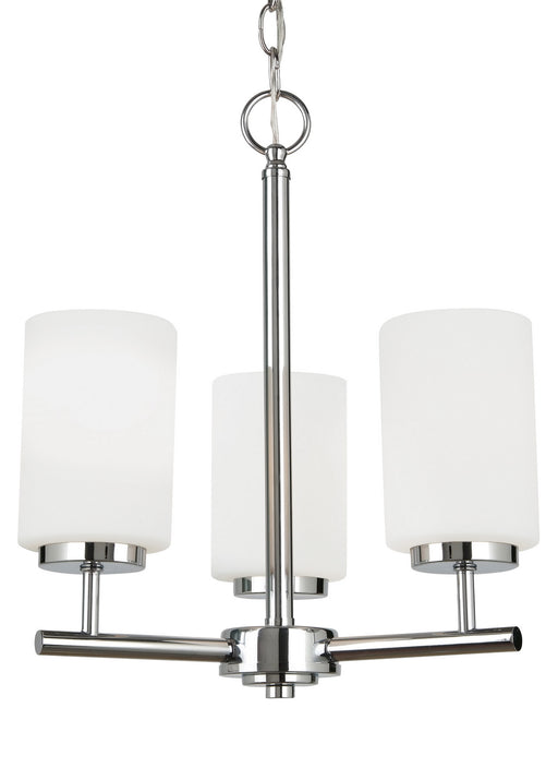 Myhouse Lighting Generation Lighting - 31160EN3-05 - Three Light Chandelier - Oslo - Chrome