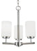 Myhouse Lighting Generation Lighting - 31160EN3-05 - Three Light Chandelier - Oslo - Chrome