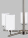 Myhouse Lighting Generation Lighting - 31161-962 - Five Light Chandelier - Oslo - Brushed Nickel