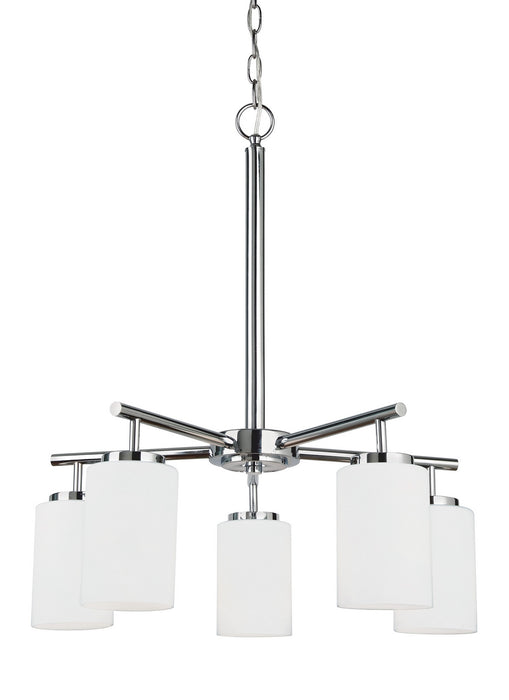 Myhouse Lighting Generation Lighting - 31161EN3-05 - Five Light Chandelier - Oslo - Chrome