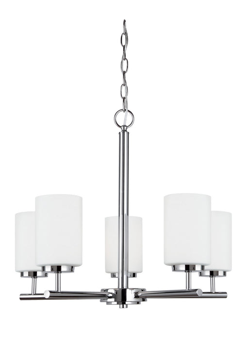 Myhouse Lighting Generation Lighting - 31161EN3-05 - Five Light Chandelier - Oslo - Chrome