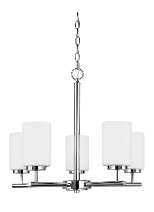 Myhouse Lighting Generation Lighting - 31161EN3-05 - Five Light Chandelier - Oslo - Chrome