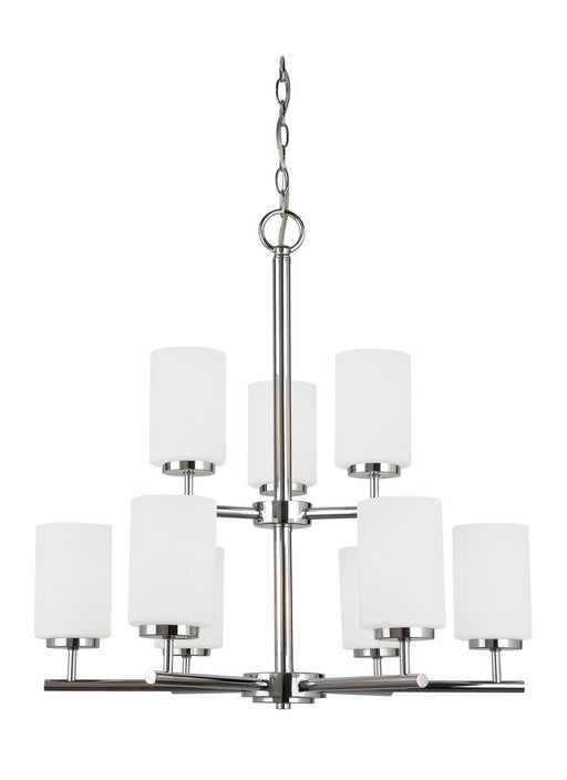 Myhouse Lighting Generation Lighting - 31162EN3-05 - Nine Light Chandelier - Oslo - Chrome