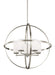 Myhouse Lighting Generation Lighting - 3124605EN3-962 - Five Light Chandelier - Alturas - Brushed Nickel