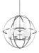 Myhouse Lighting Generation Lighting - 3124609EN3-962 - Nine Light Chandelier - Alturas - Brushed Nickel