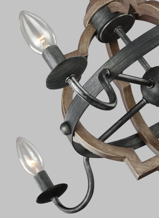 Myhouse Lighting Generation Lighting - 3124904-846 - Four Light Chandelier - Socorro - Stardust