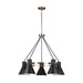 Myhouse Lighting Generation Lighting - 3141305-848 - Five Light Chandelier - Towner - Satin Brass