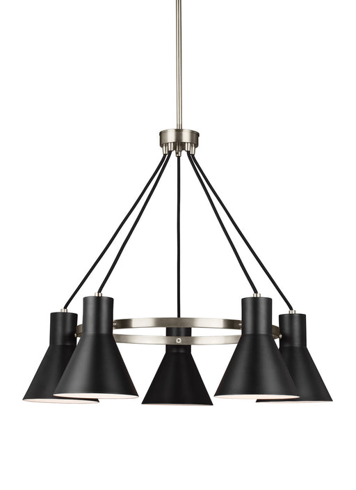 Myhouse Lighting Generation Lighting - 3141305EN3-962 - Five Light Chandelier - Towner - Brushed Nickel