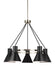 Myhouse Lighting Generation Lighting - 3141305EN3-962 - Five Light Chandelier - Towner - Brushed Nickel