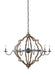 Myhouse Lighting Generation Lighting - 3224906-846 - Six Light Chandelier - Socorro - Stardust