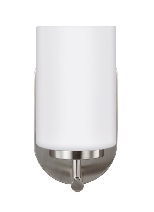 Myhouse Lighting Generation Lighting - 41160-962 - One Light Wall / Bath Sconce - Oslo - Brushed Nickel