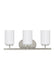 Myhouse Lighting Generation Lighting - 41162-962 - Three Light Wall / Bath - Oslo - Brushed Nickel