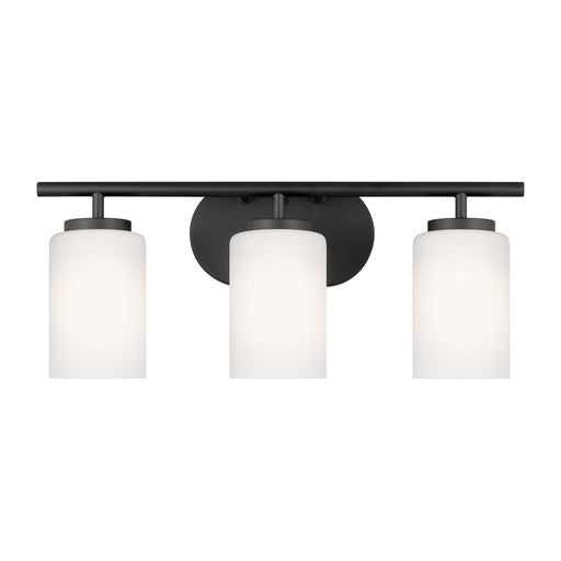 Myhouse Lighting Generation Lighting - 41162EN3-112 - Three Light Wall / Bath - Oslo - Midnight Black