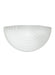 Myhouse Lighting Generation Lighting - 4123EN3-15 - One Light Wall / Bath Sconce - Stepped Glass - White