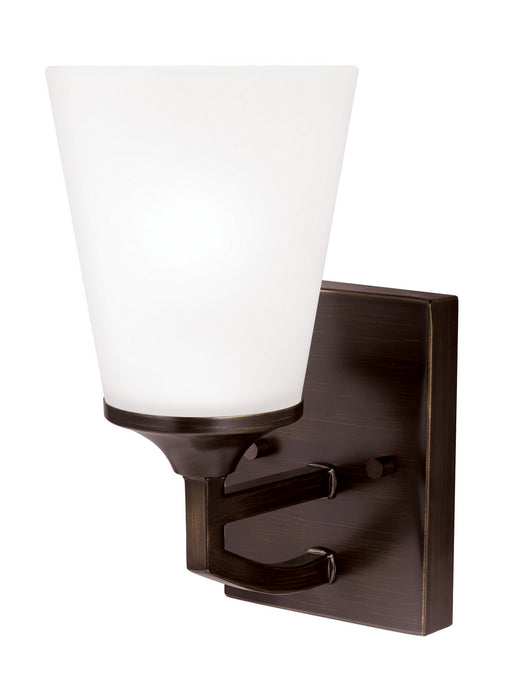 Myhouse Lighting Generation Lighting - 4124501EN3-710 - One Light Wall / Bath Sconce - Hanford - Bronze