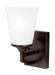 Myhouse Lighting Generation Lighting - 4124501EN3-710 - One Light Wall / Bath Sconce - Hanford - Bronze