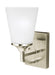 Myhouse Lighting Generation Lighting - 4124501EN3-962 - One Light Wall / Bath Sconce - Hanford - Brushed Nickel