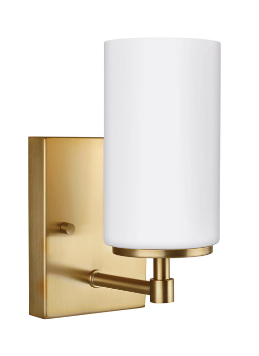 Myhouse Lighting Generation Lighting - 4124601-848 - One Light Wall / Bath Sconce - Alturas - Satin Brass