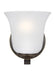 Myhouse Lighting Generation Lighting - 4139001-710 - One Light Wall / Bath Sconce - Emmons - Bronze