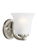 Myhouse Lighting Generation Lighting - 4139001-962 - One Light Wall / Bath Sconce - Emmons - Brushed Nickel