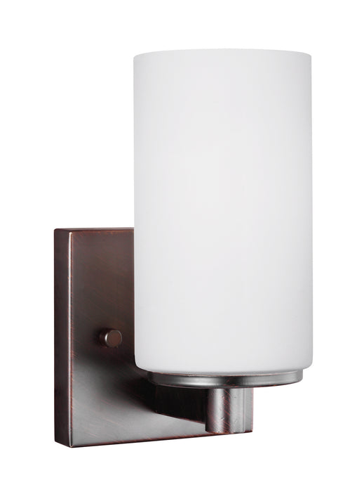 Myhouse Lighting Generation Lighting - 4139101-710 - One Light Wall / Bath Sconce - Hettinger - Bronze