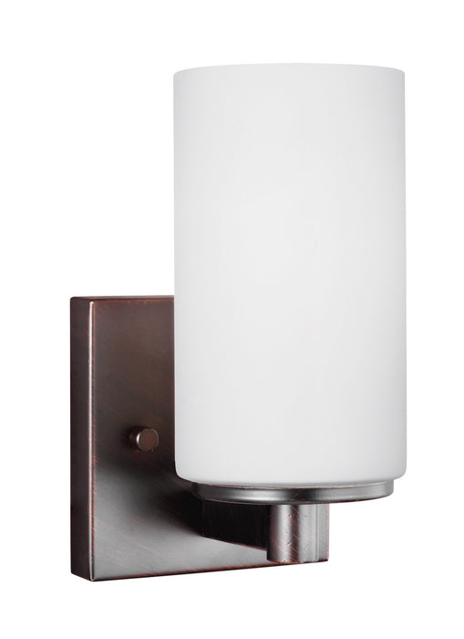 Myhouse Lighting Generation Lighting - 4139101EN3-710 - One Light Wall / Bath Sconce - Hettinger - Bronze