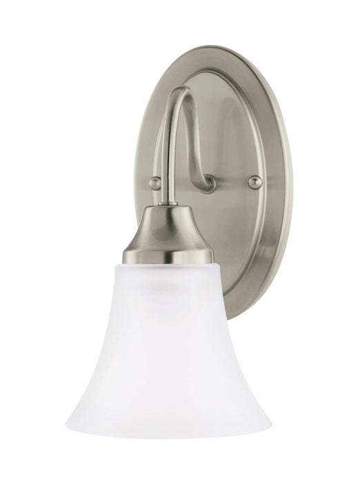 Myhouse Lighting Generation Lighting - 41806EN3-962 - One Light Wall / Bath Sconce - Holman - Brushed Nickel