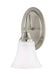 Myhouse Lighting Generation Lighting - 41806EN3-962 - One Light Wall / Bath Sconce - Holman - Brushed Nickel