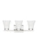 Myhouse Lighting Generation Lighting - 4411603EN3-05 - Three Light Wall / Bath - Bayfield - Chrome