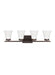 Myhouse Lighting Generation Lighting - 4411604EN3-710 - Four Light Wall / Bath - Bayfield - Bronze