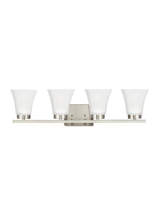 Myhouse Lighting Generation Lighting - 4411604EN3-962 - Four Light Wall / Bath - Bayfield - Brushed Nickel