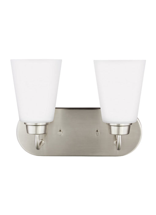 Myhouse Lighting Generation Lighting - 4415202EN3-962 - Two Light Wall / Bath - Kerrville - Brushed Nickel