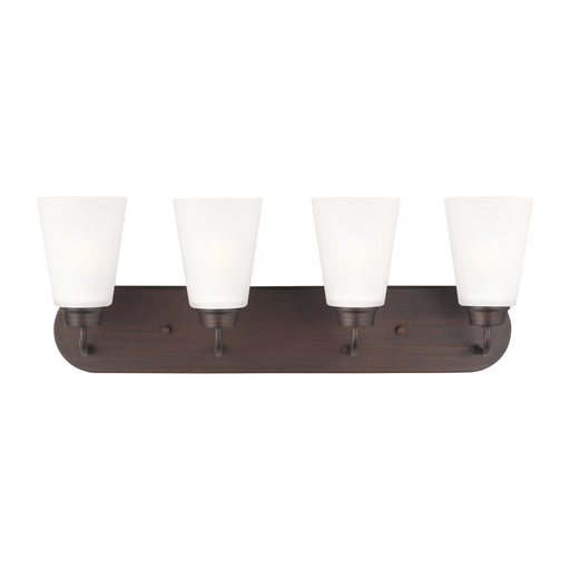 Myhouse Lighting Generation Lighting - 4415204EN3-710 - Four Light Wall/ Bath - Kerrville - Bronze