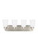 Myhouse Lighting Generation Lighting - 4415204EN3-962 - Four Light Wall / Bath - Kerrville - Brushed Nickel