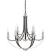 Myhouse Lighting Quoizel - ANA5009K - Nine Light Chandelier - Alana - Mystic Black