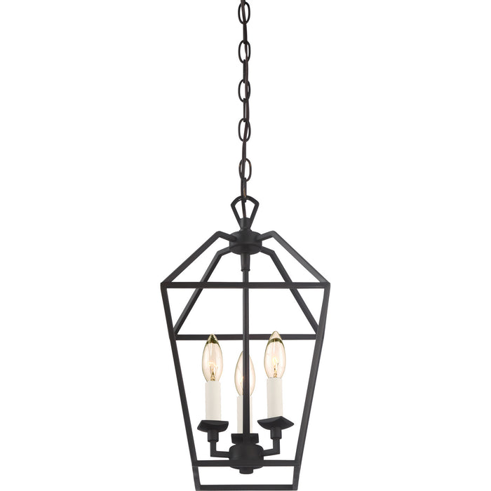 Myhouse Lighting Quoizel - AVY5203PN - Three Light Foyer Pendant - Aviary - Palladian Bronze