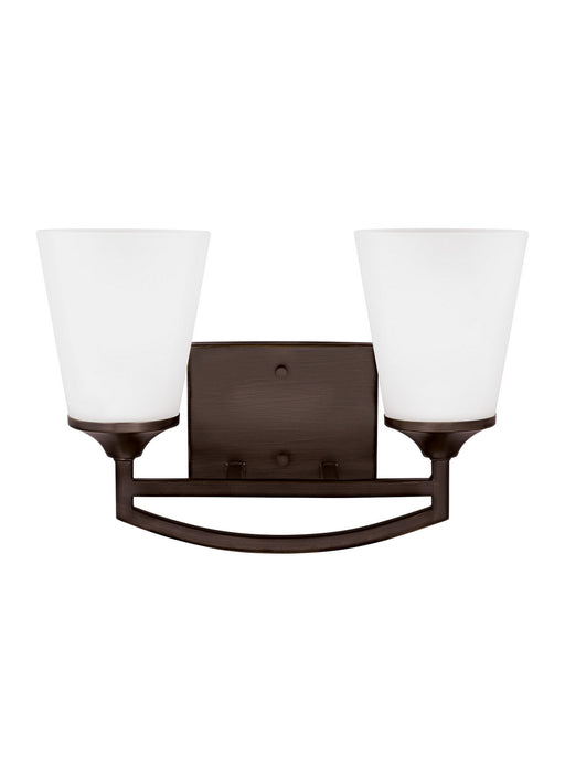 Myhouse Lighting Generation Lighting - 4424502EN3-710 - Two Light Wall / Bath - Hanford - Bronze