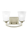 Myhouse Lighting Generation Lighting - 4424502EN3-962 - Two Light Wall / Bath - Hanford - Brushed Nickel