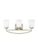 Myhouse Lighting Generation Lighting - 4424503EN3-962 - Three Light Wall / Bath - Hanford - Brushed Nickel