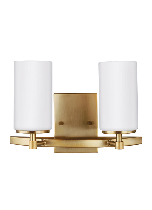 Myhouse Lighting Generation Lighting - 4424602-848 - Two Light Wall / Bath - Alturas - Satin Brass