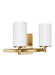 Myhouse Lighting Generation Lighting - 4424602EN3-848 - Two Light Wall / Bath - Alturas - Satin Brass