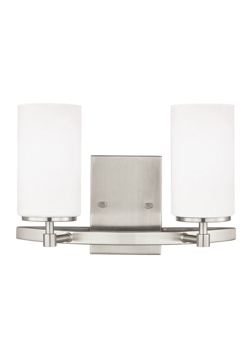 Myhouse Lighting Generation Lighting - 4424602EN3-962 - Two Light Wall / Bath - Alturas - Brushed Nickel