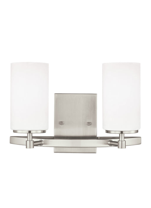 Myhouse Lighting Generation Lighting - 4424602EN3-962 - Two Light Wall / Bath - Alturas - Brushed Nickel