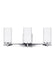 Myhouse Lighting Generation Lighting - 4424603-05 - Three Light Wall / Bath - Alturas - Chrome