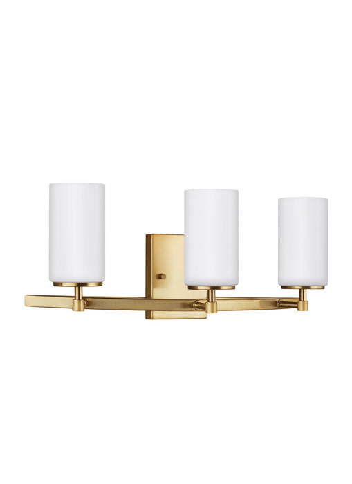 Myhouse Lighting Generation Lighting - 4424603-848 - Three Light Wall / Bath - Alturas - Satin Brass