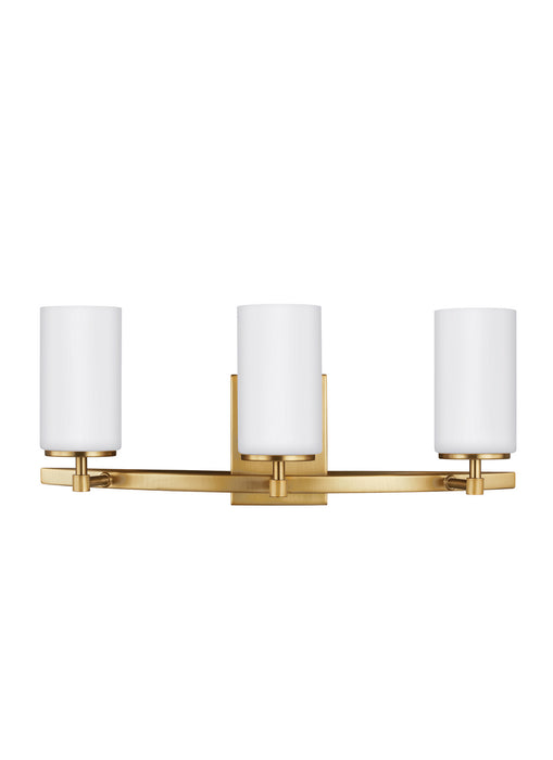 Myhouse Lighting Generation Lighting - 4424603-848 - Three Light Wall / Bath - Alturas - Satin Brass