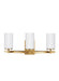 Myhouse Lighting Generation Lighting - 4424603-848 - Three Light Wall / Bath - Alturas - Satin Brass