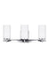 Myhouse Lighting Generation Lighting - 4424603EN3-05 - Three Light Wall / Bath - Alturas - Chrome