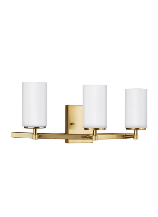 Myhouse Lighting Generation Lighting - 4424603EN3-848 - Three Light Wall / Bath - Alturas - Satin Brass