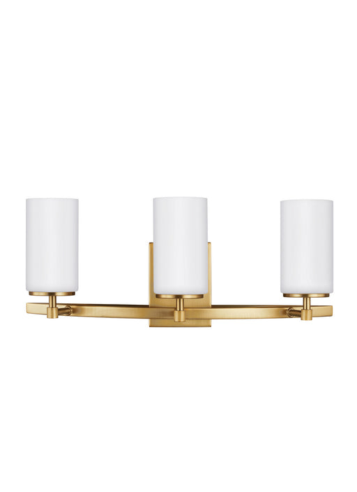 Myhouse Lighting Generation Lighting - 4424603EN3-848 - Three Light Wall / Bath - Alturas - Satin Brass